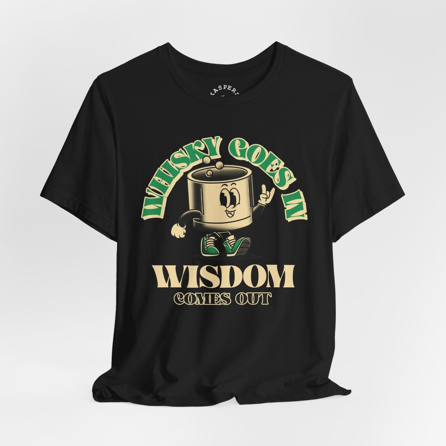 Whisky Goes In T-Shirt