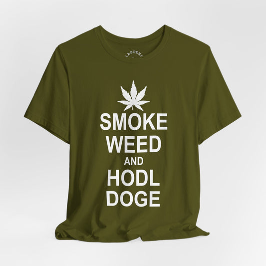 Smoke Weed and Hodl Doge T-Shirt