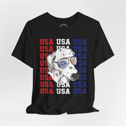 Patriotic Dalmatian USA T-Shirt
