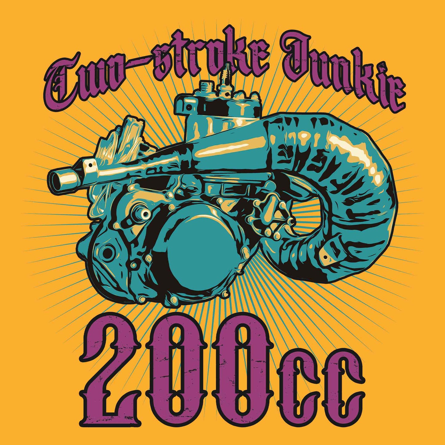 Two-Stroke Junkie 200cc T-Shirt