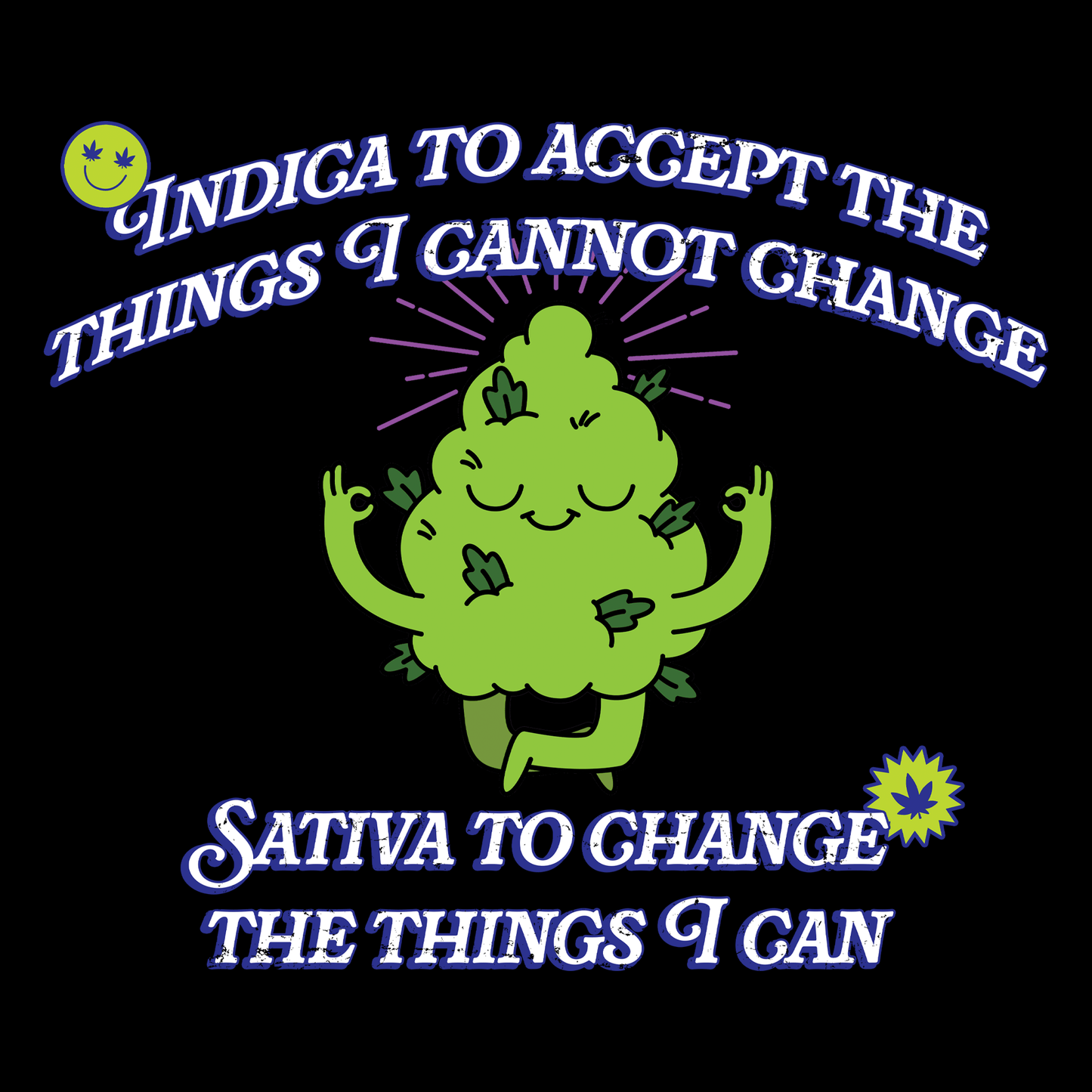 Indica Sativa Serenity Prayer T-Shirt