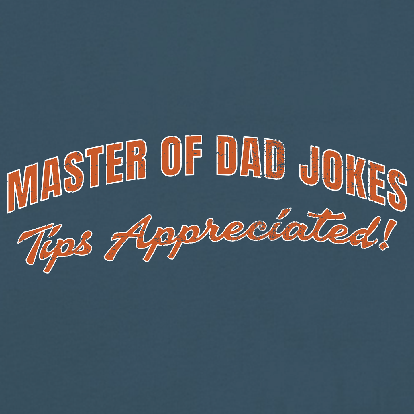 Master Of Dad Jokes - Tips Appreciated! T-Shirt