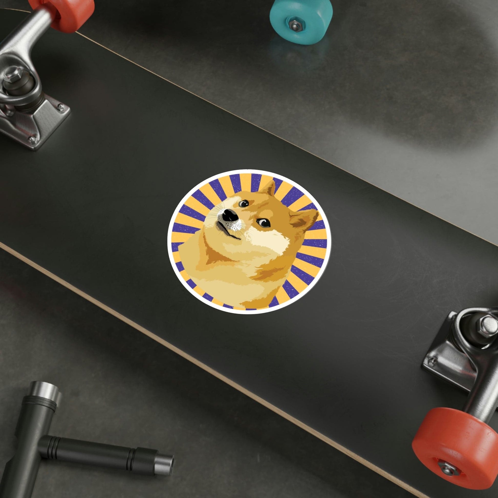 Dogecoin - 5" Sticker in the color: - Kaspers Tees