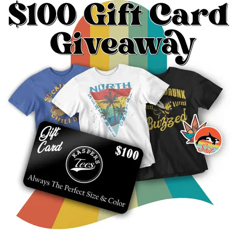 $100 Gift Card Giveaway Promo Poster