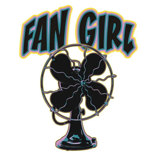 Fan Girl T-shirt in the color: Heather_Team_Purple - Kaspers CuriosiTees