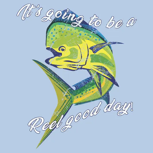 Reel Good Day T-shirt in the color: Maroon - Kaspers CuriosiTees