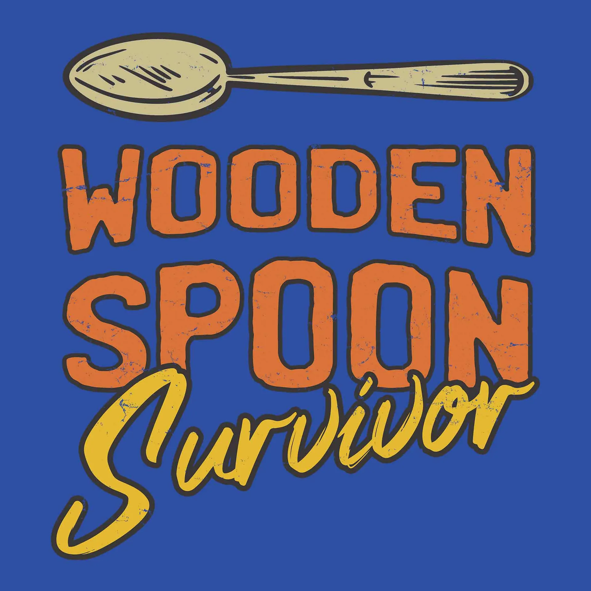 Wooden Spoon Survivor T-shirt in the color: Natural - Kaspers CuriosiTees